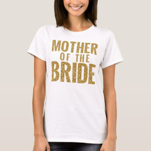 T-shirt Mère de la pièce en t Slouchy d'ÉTINCELLE d'or 