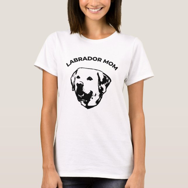 T-shirt Mère de Labrador (Devant)