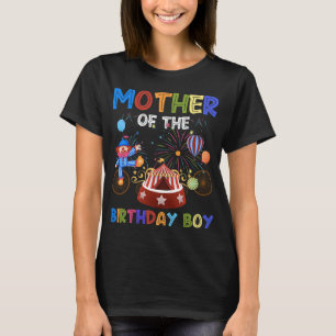 T-shirt Mère De L'Anniversaire Garçon Ringmaster Cirque Na