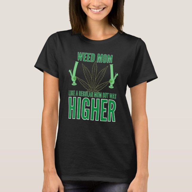 T-shirt Mère De Mauvaise Mère Comme Une Maman Régulière Po (Devant)