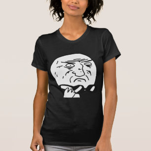 T-shirt Mère de visage Meme comique de rage de Dieu