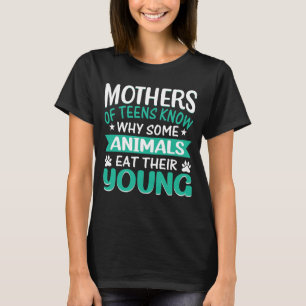 T-shirt Mère des ados ironique sarcastique