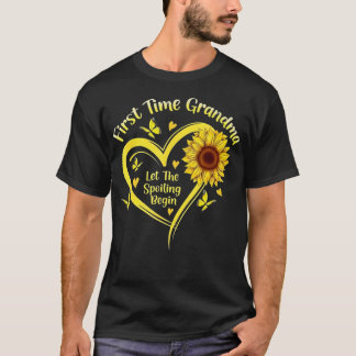 T-shirt Mère drôle Grand-mère pour la première fois Laisse