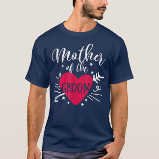T-shirt Mère du marié cœur flèche mariage et enterrement d