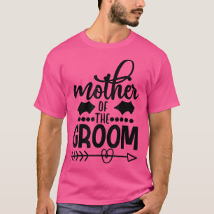 T-shirt Mère du marié fils mariage assorti ou enterrement 