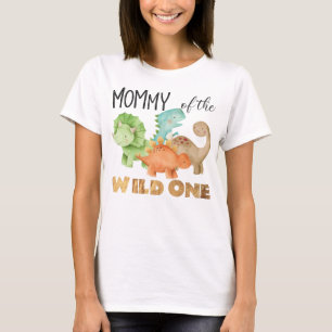 T-shirt Mère du Sauvage Un Dinosaure Anniversaire