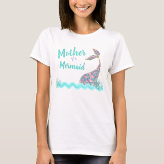 T-shirt Mère d'une sirène, débardeur de fête d'anniversair