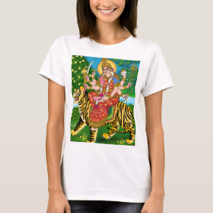 T-shirt Mère Durga Vêtements de déesse hindou
