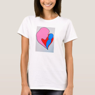 T-shirt Mère et bébé amour