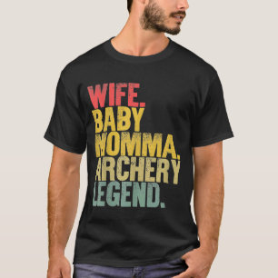 T-shirt Mère Femme Amusante Femme Bébé Momma Légende du ti