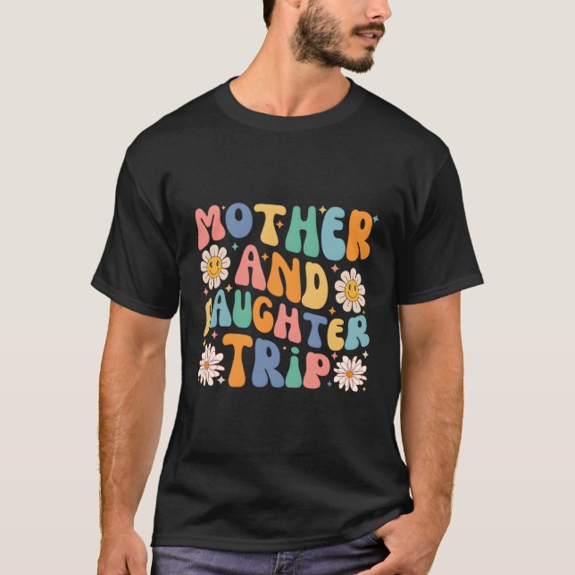 T-shirt Mère Fille Voyage 2023 Vacances Maman Fille Tr (Devant)