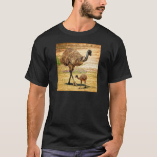 T-shirt Mère gardant un oeil sur son bébé