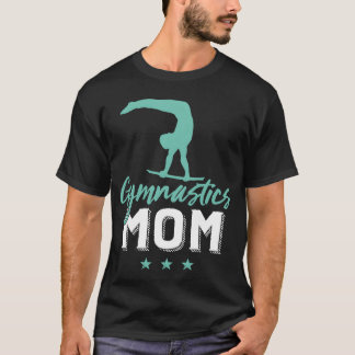 T-shirt Mère Gymnastique pour Gymnaste Mère amis