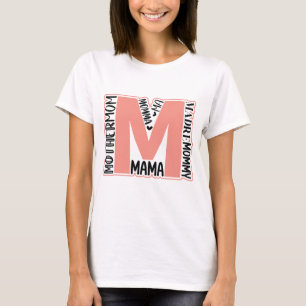 T-SHIRT MÈRE MA MAMAN MAMAN MAMAN MÈRE MAMAN