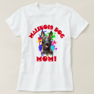 T-shirt Mère Malinois Amoureux des chiens Meilleur Chien M
