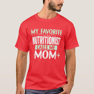 T-shirt Mère meilleurs amis nutritionnistes