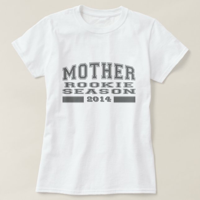 T-shirt Mère - saison novice (année personnalisable) (Design devant)