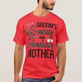 T-shirt Mère Sassy De La Douche Groom Grooms Maman