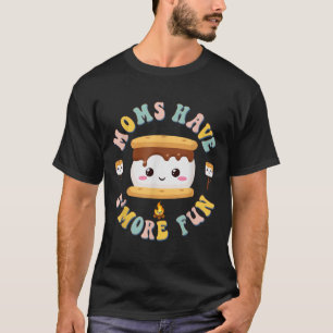 T-shirt Mères Camping Kawaii Smores Moms Veulent S'amuser