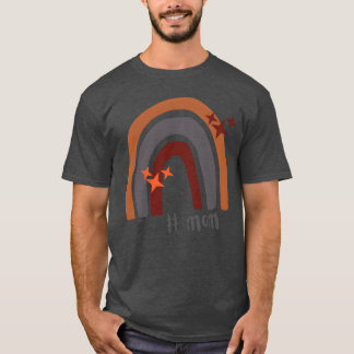 T-shirt Mères Dayerracotta Grey Bohemian Arc-en-ciel ami