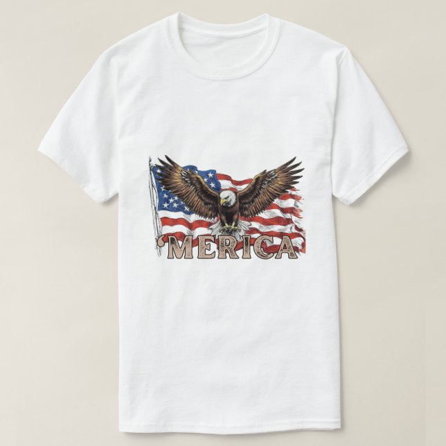 T-SHIRT 'MERICA (Design devant)