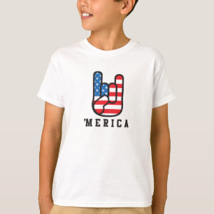 T-shirt Merica drôle badine 4 juillet la chemise