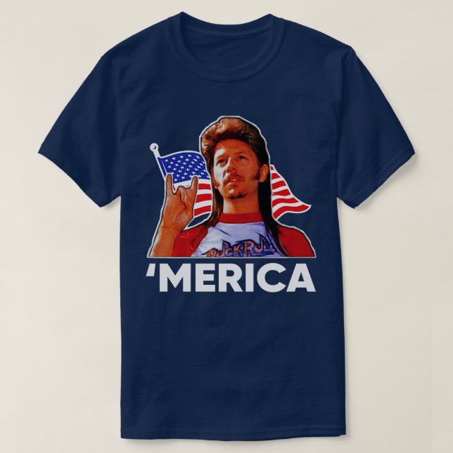 T-SHIRT MERICA JOE DIRT 1 (Design devant)