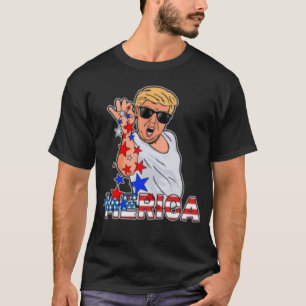 T-shirt Merica Trump Salt Bae 4 juillet 2020