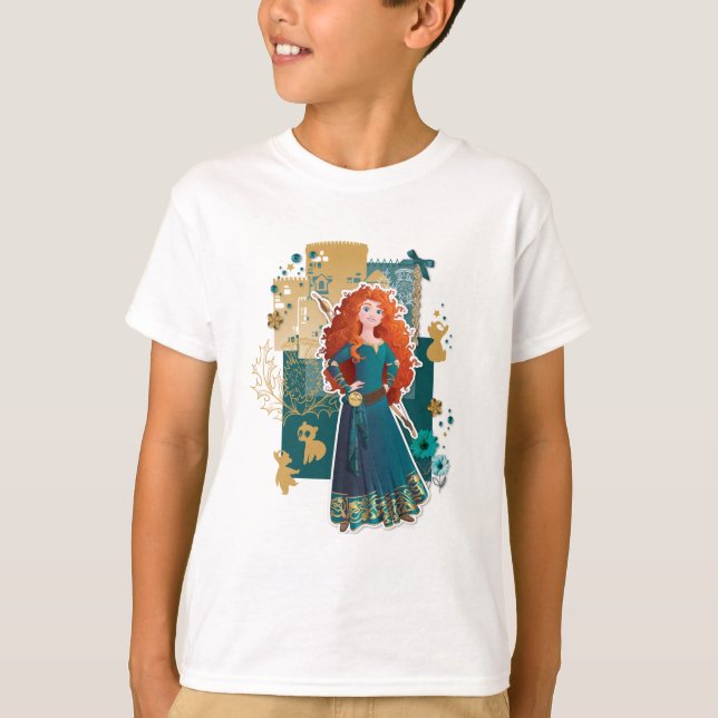 T-shirt Merida - La confiance me rend courageuse (Devant)