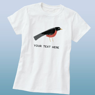 T-shirt Merle américain Art Texte personnalisé