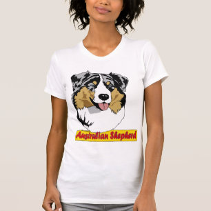 T-shirt Merle australien de bleu de berger