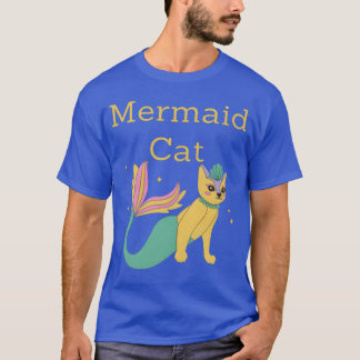 T-shirt Mermaid Chat Pour La Famille Crazy Cat Lady