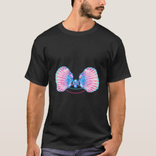 T-shirt Mermaid Seashell Bra Mermaid Anniversaire Hallowee