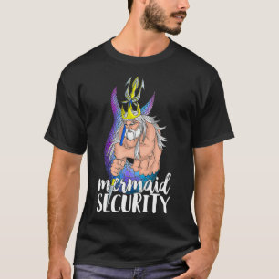 T-shirt Mermaid Security Merdad Strong New Mer Papa Christ