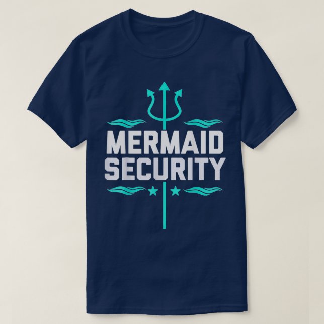 T-shirt Mermaid Security Swimmer 1 (Design devant)
