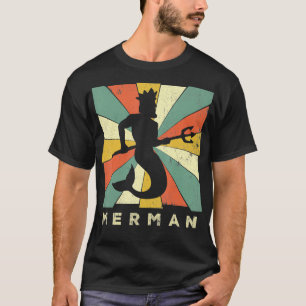 T-shirt Merman Lover Style rétro Vintage