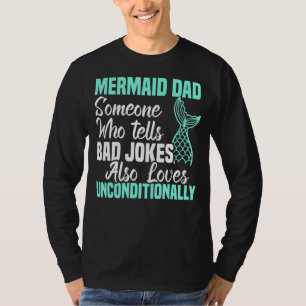 T-shirt Merman Mermaid Papa Créature aquatique