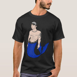 T-shirt Merman Mermen Merboy Majestic Boy Mermaid