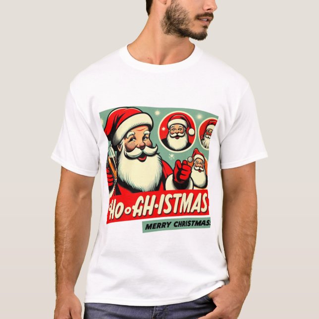 T-shirt Merry and Bright Christmas (Devant)
