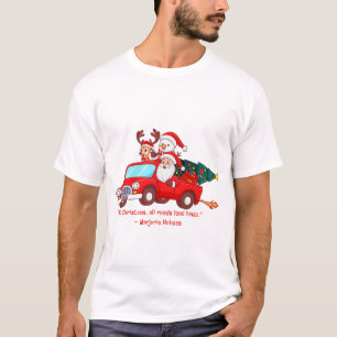 T-shirt Merry & Bright : La Chemise de l'Esprit de Noël