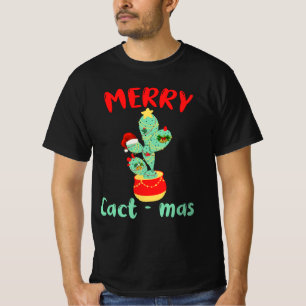 T-SHIRT MERRY CACTMAS - CACTUS NOËL AMUSANT