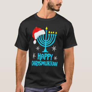 T-shirt Merry Chrismukkah 2022 Happy Hanoukka Christmas Sa
