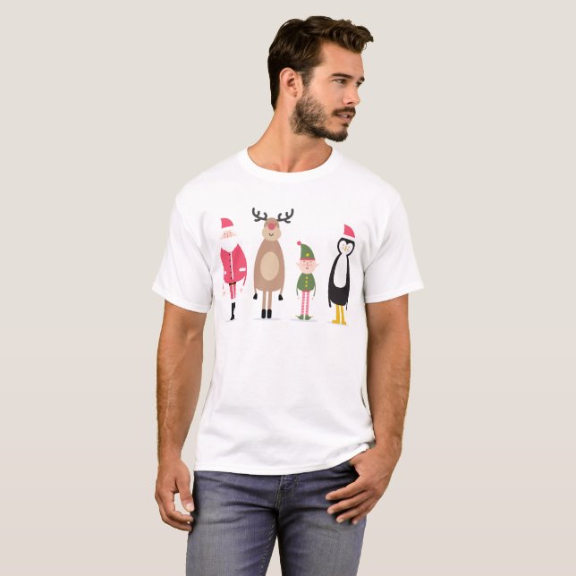 T-shirt Merry christmas (Devant entier)