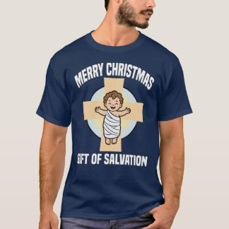 T-shirt MERRY CHRISTMAS GIFT OF SALVATION Ba gift