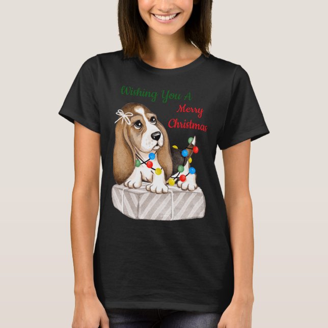 T-shirt Merry Christmas Girls  (Devant)