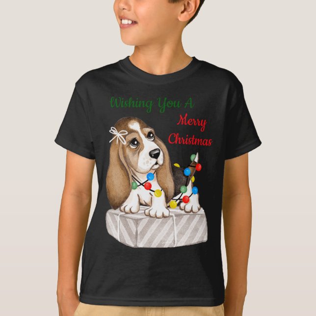 T-shirt Merry Christmas Girls  (Devant)