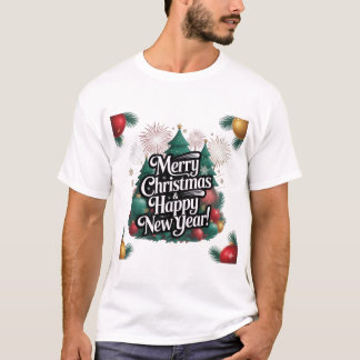 T-shirt Merry Christmas & happy New year
