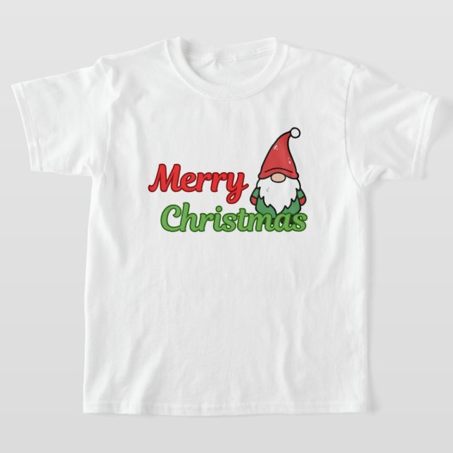 T-shirt "Merry Christmas" kid's holiday  (Poser)