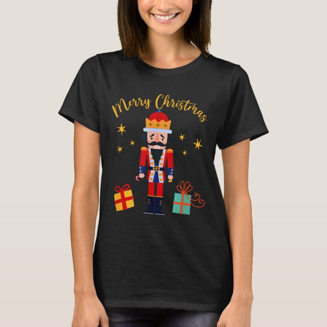 T-shirt Merry Christmas - Nutcracker  (Devant)