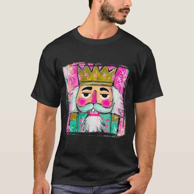 T-shirt Merry Christmas Nutcracker Men Women Kids Xmas Paj (Devant)